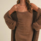 Soft Sleeveless Tube Mini Dress and Cardigan Set