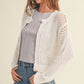 Crochet Knitted Buttondown Cardigan