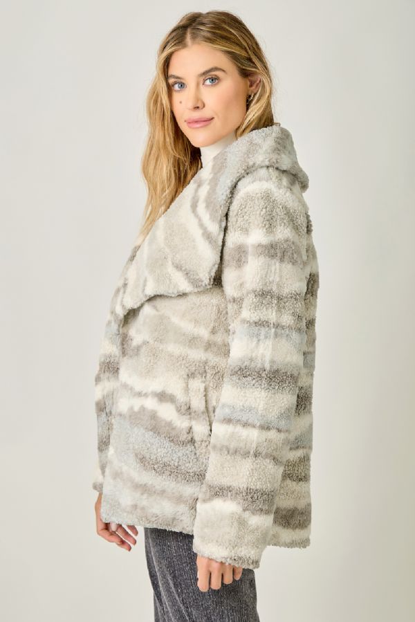Big Collar Fur Jacket