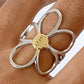 Isolde 18K Non-Tarnish Large Floral Ring