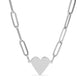 18K Gold Stainless Engravable Paperclip Necklace