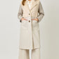 Color Blocked Long Coat