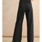 Indigo Denim Straight Wide Leg Pants
