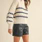 Color Popped Sweater Top