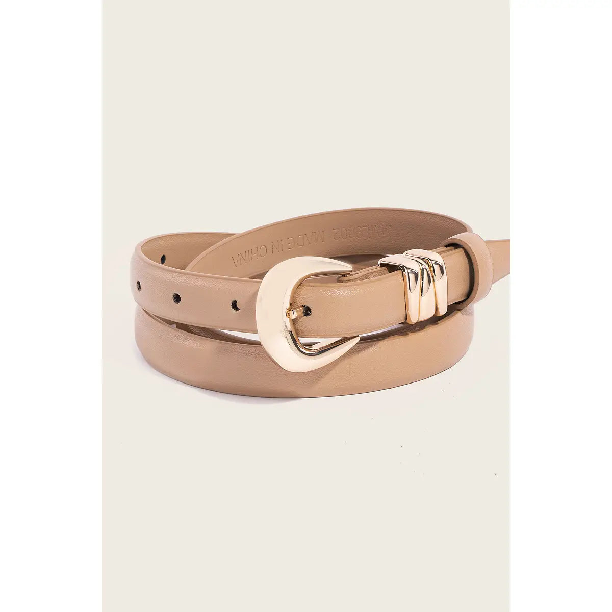 Skinny Fashionable Leather Belt