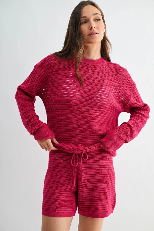 Breezy Crochet Pullover