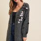 Sequin Oversized Sweater Cardigan
