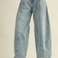 Studded Barrel Denim Pants