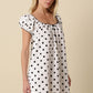 Alia Polka Dot Babydoll Dress