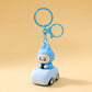 Labubu Driving Cartoon Keychain