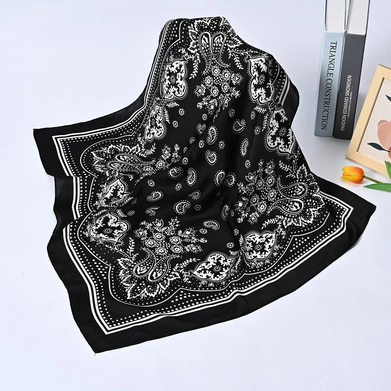 Western Bandana Scarf Silk in A Variety of Colors