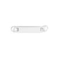 18K Gold Stainless Steel Engravable Bar Connector Charm