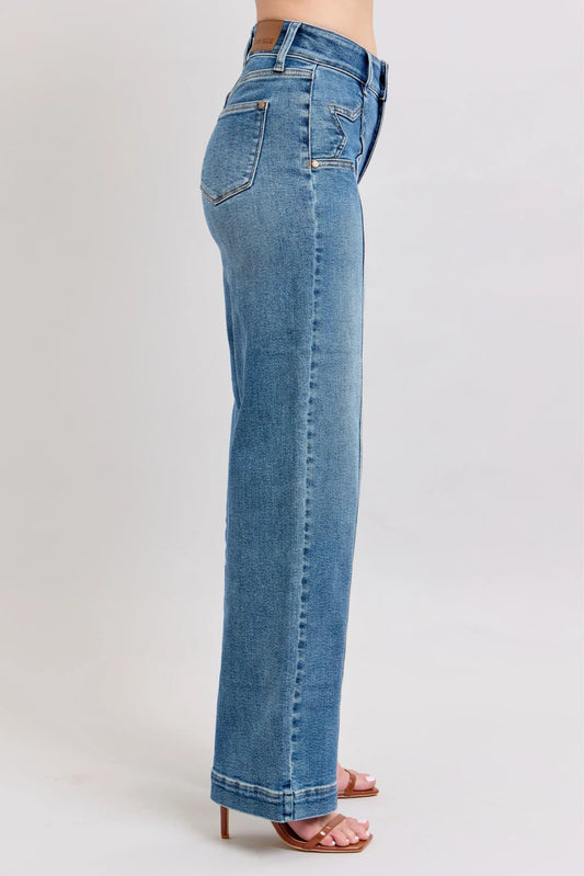 Indigo Wash Star Jeans