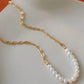 Margaux 18K Gold Non-Tarnish Freshwater Pearl Chain Necklace