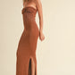 Lurexed Twist Knitted Dress