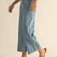 Wide Hem Denim Pants