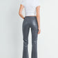The Posie Coated Slim Bootcut Denim Jeans