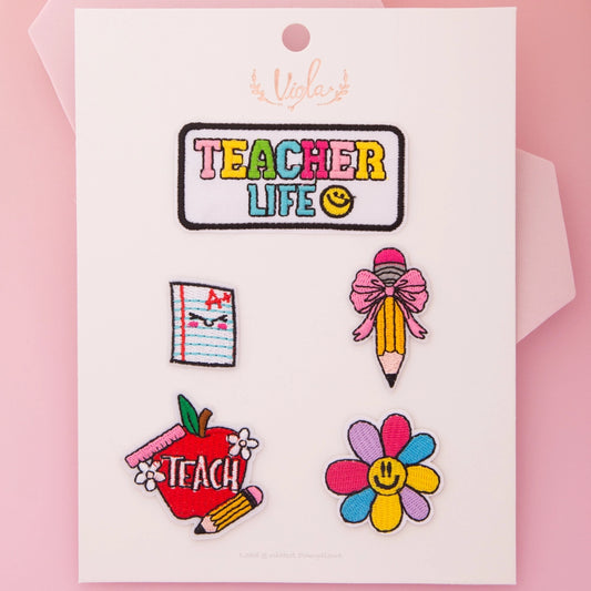 School Life Theme Patch Set