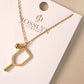 18K Stainless Steel Gameday PICKLEBALL Necklace