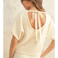 Tie in the Back Knitted Top