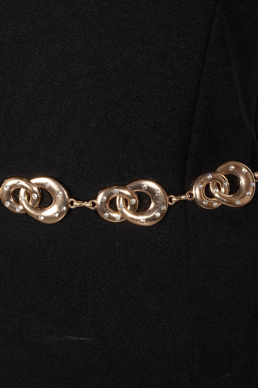 Warped Hoop Link Chain Belt