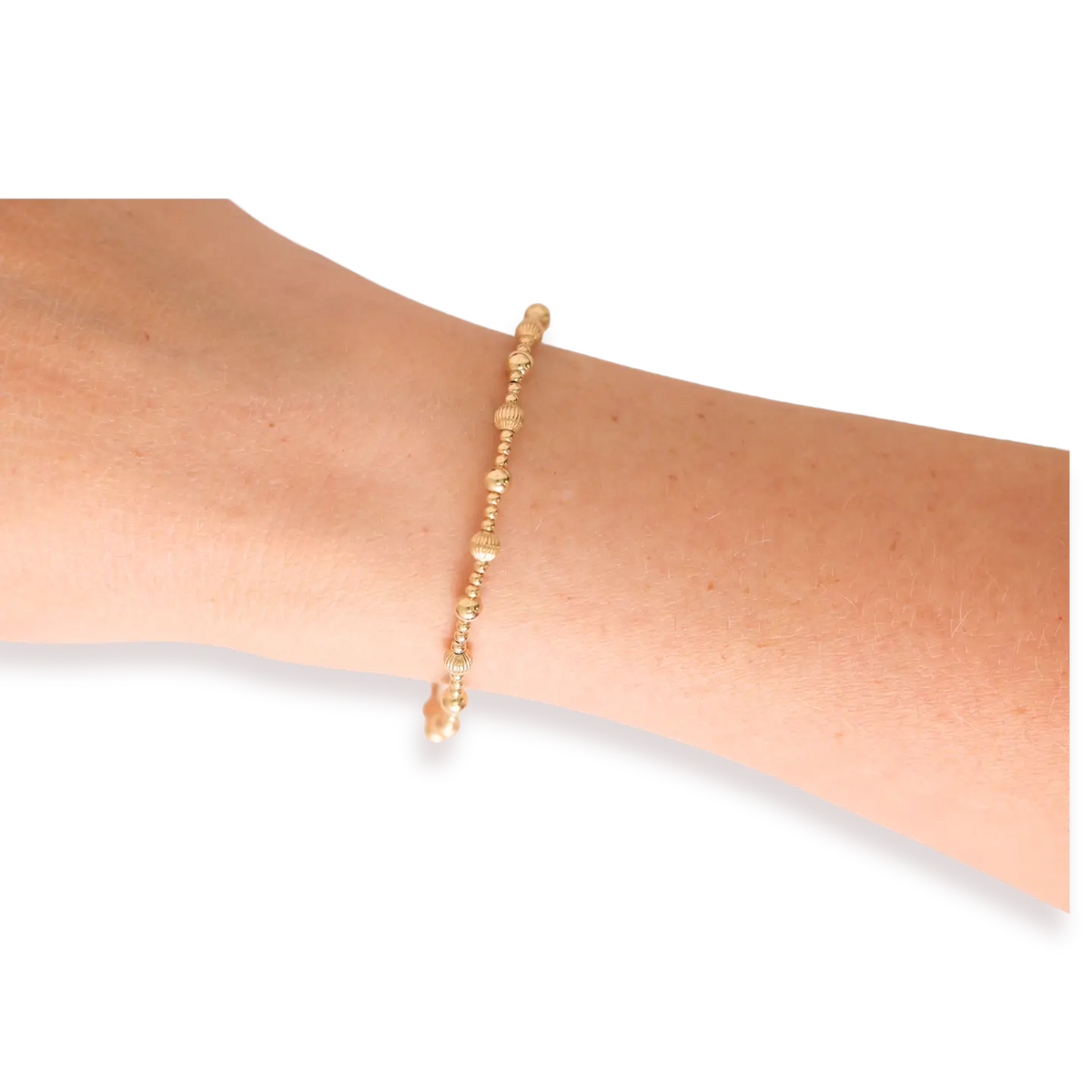 Palmer Fluted Bracelet in Gold