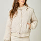 Quilted Bomber Jacket