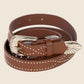 Studedd Intricate Western Buckle Belt