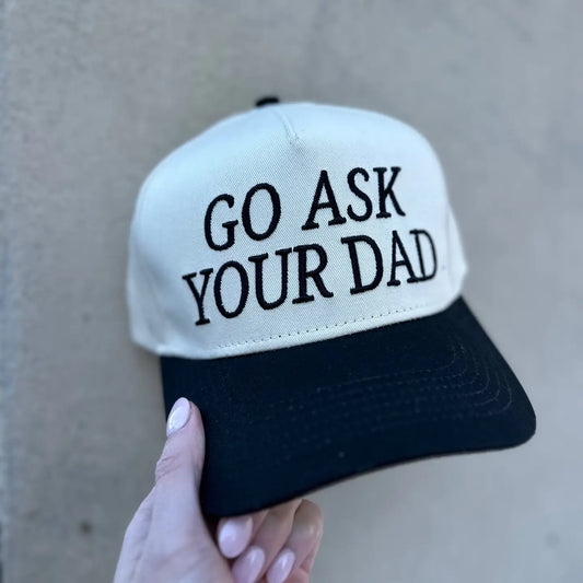 Go Ask Your Dad Vintage Trucker Hat