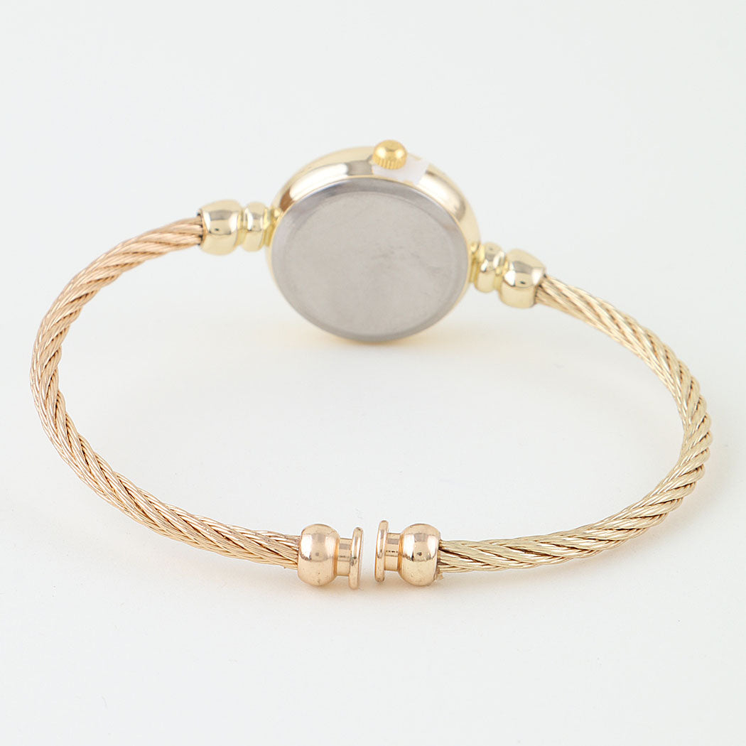 Quartz Twisted Rope Watch Bracelet