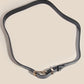 Chain Buckle Faux Leather Belt