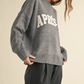 Apres Ski Letter Front Sweater Top