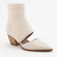 Ballerina Chunky Knit Ankle Cuff Boots
