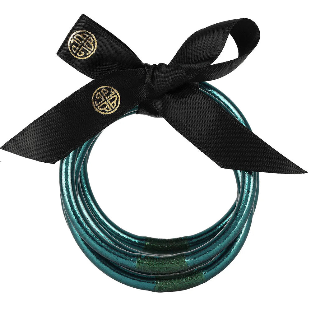 Plume Bangles (Serenity Prayer) - Set of 6
