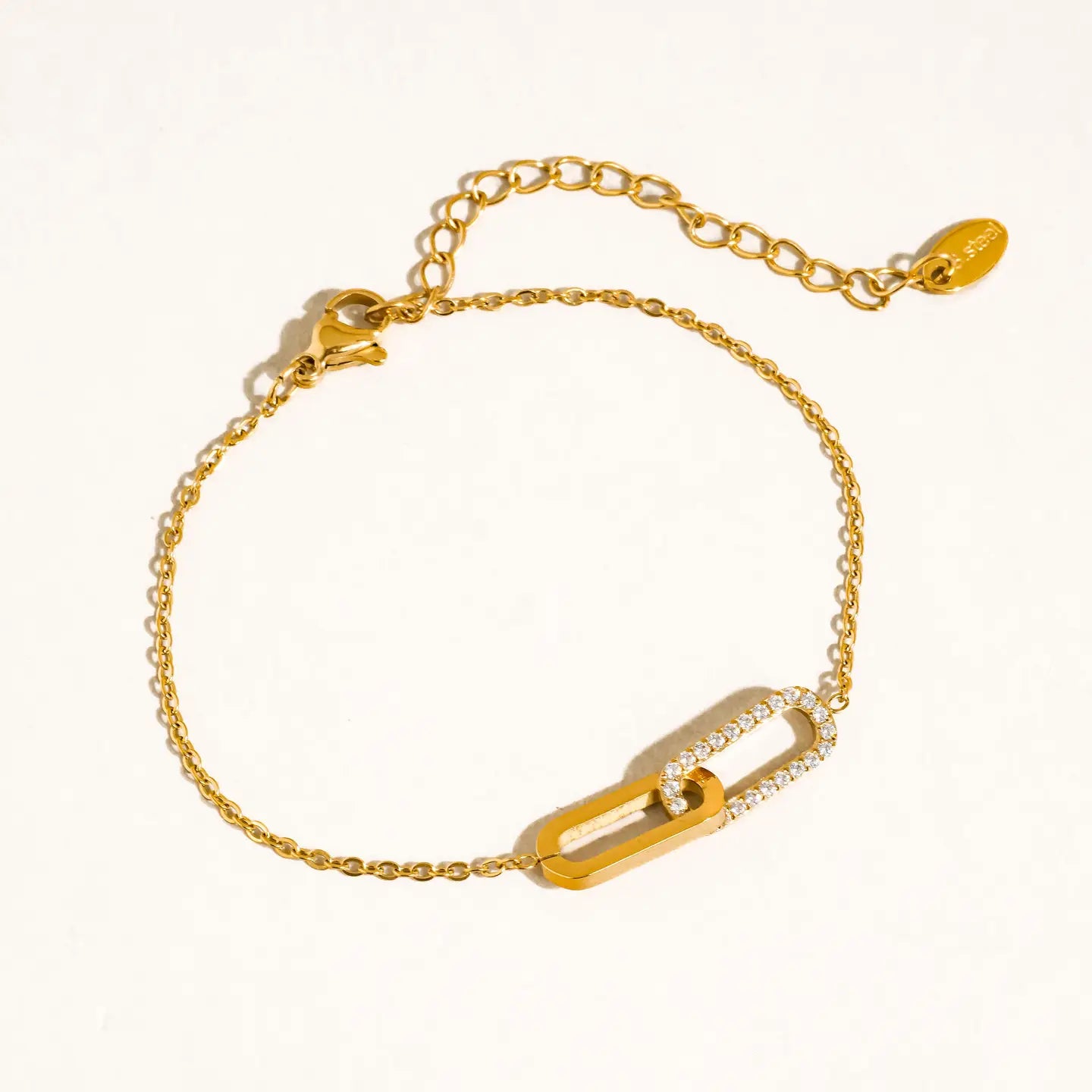 Esme 18K Gold Non-Tarnish Link Chain Bracelet