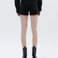 High Rise Utility Pocket Denim Shorts