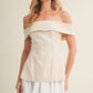 Off Shoulder Twofer Dress