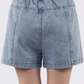 High Waist Washed Jean Y2K Shorts