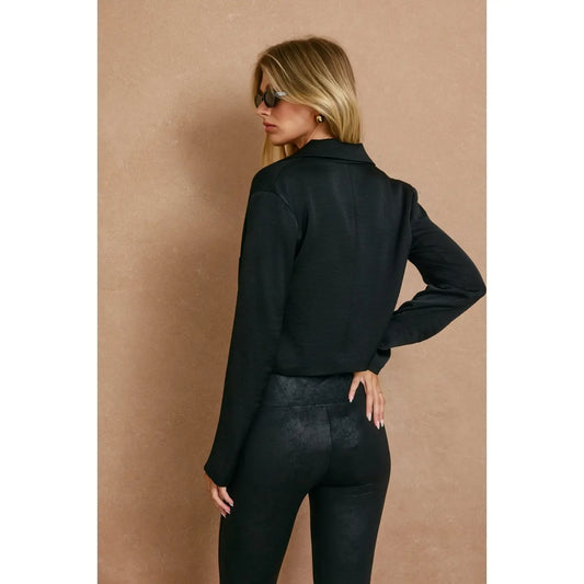 Terra Hush Crop Blazer