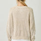 Washed Cable Sweater