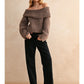 Off the Shoulder Sweater Top