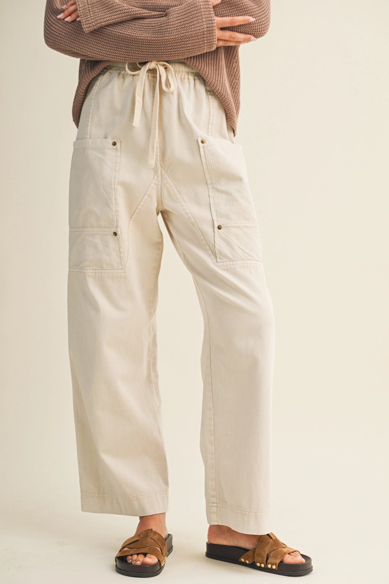 Side Pocket Wide Pants