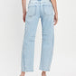 High Rise Light Wash Barrel Leg Jeans