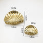 Shell-Shaped Metal Hair Claw Clip