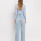 90's Vintage Super High Rise Flare Jeans