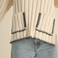 The Natasha Stitch Detail Wide Rib Pattern Sweater