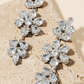 Triple Flower Dangle Earrings