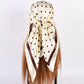 Large Polka Dot Print Bandana Scarf