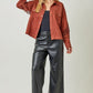 Fringe Back Suede Jacket