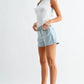 Studded Denim Short